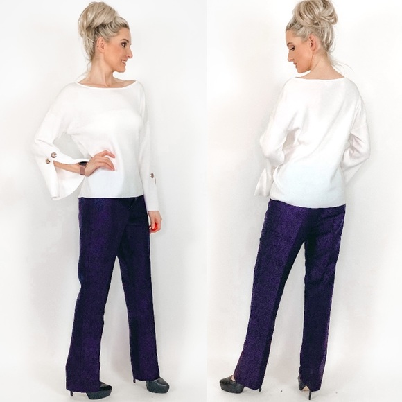 Willi Smith Purple Dress Pants - Picture 3 of 8